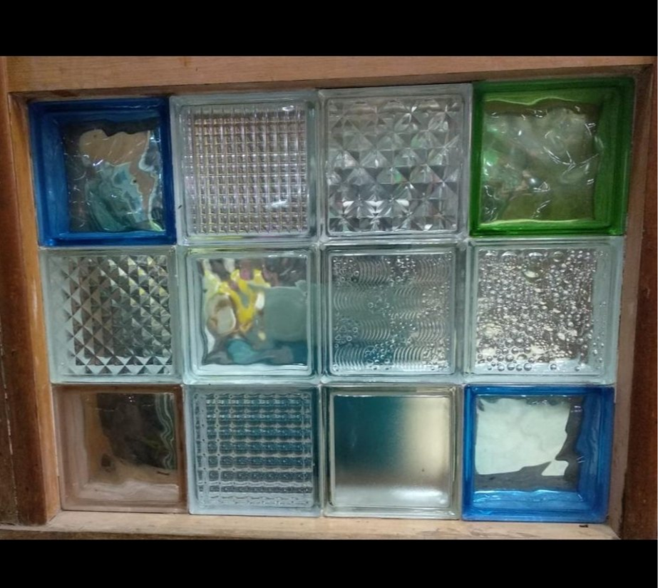 Plain Glass Bricks, For Decoration, Size: 190*190*80mm