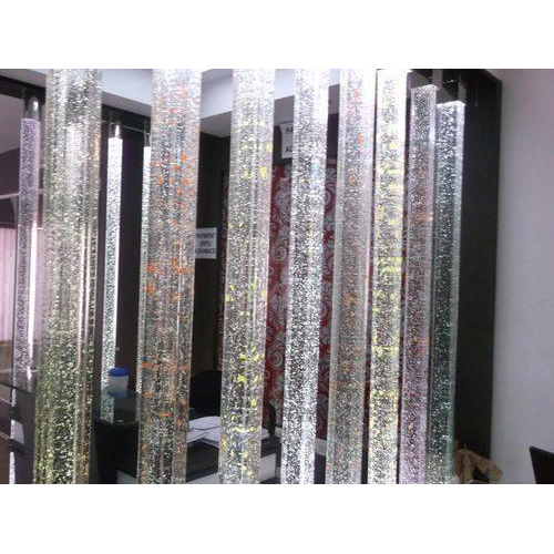 Transparent Decorative Glass Pillar