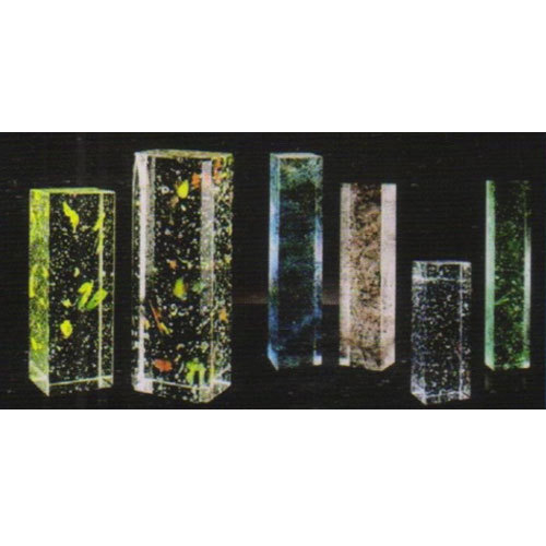 Clear Transparent Glass Pillars, Size: Standard