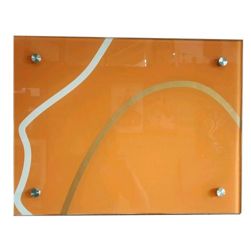 Yellow Fusion Orange Glass, Thickness: 4 To 6 Mm