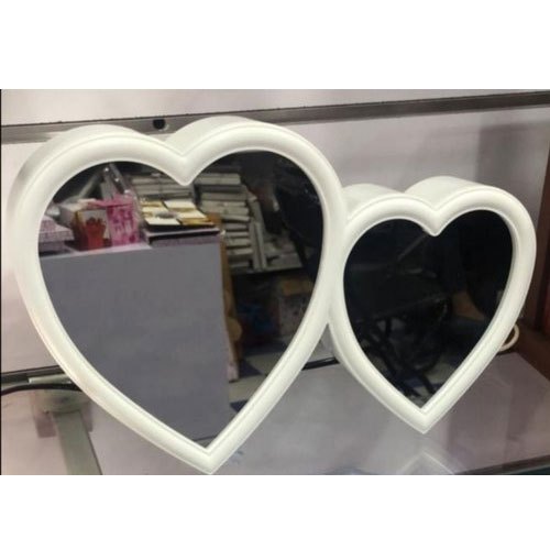 White Double Heart Magic Mirror, For Decoration