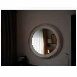 Glossy Glass Clear Bevelled Mirror, Size: Depends