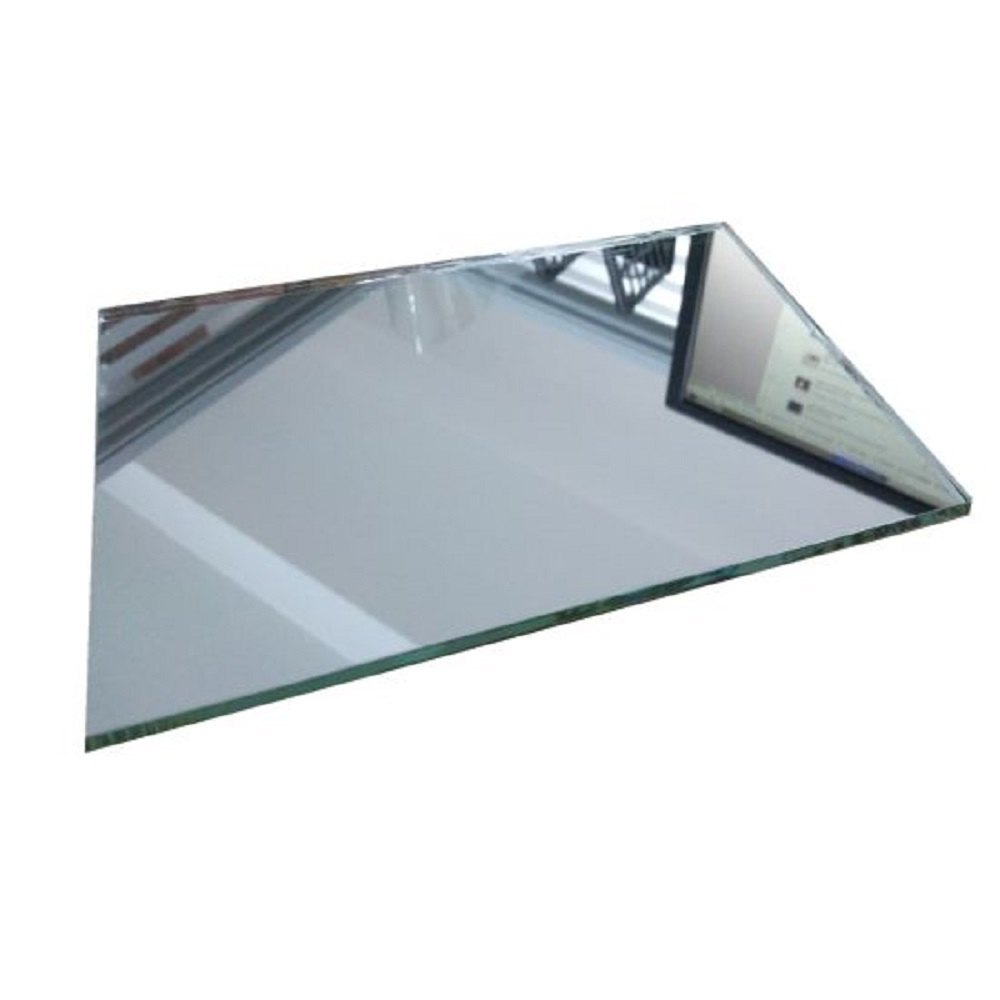 Plain Mirror Glass, For Decoration, Size: 4* 3 Feet (l*b)