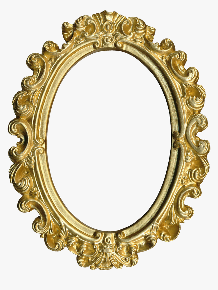 Antique Golden Glass Decorative Mirrors, For Home