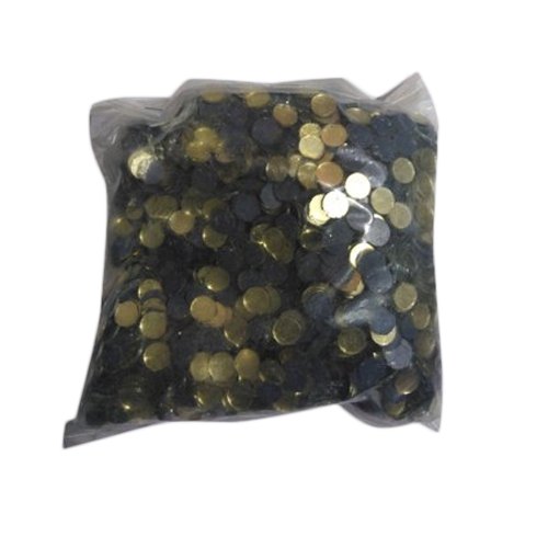 Round Golden Glass Beads, Size: 5-20 Mm