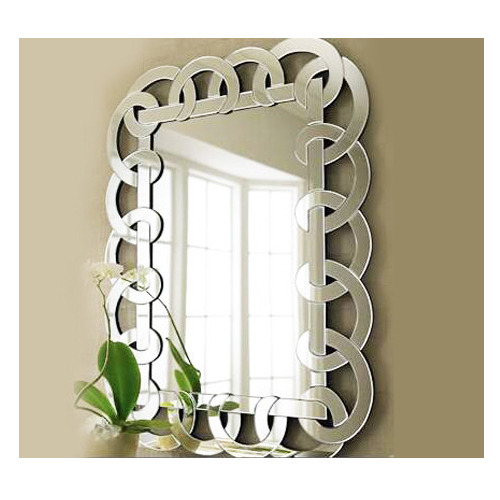 Vertical Modern Mirror, Shape: Rectangle