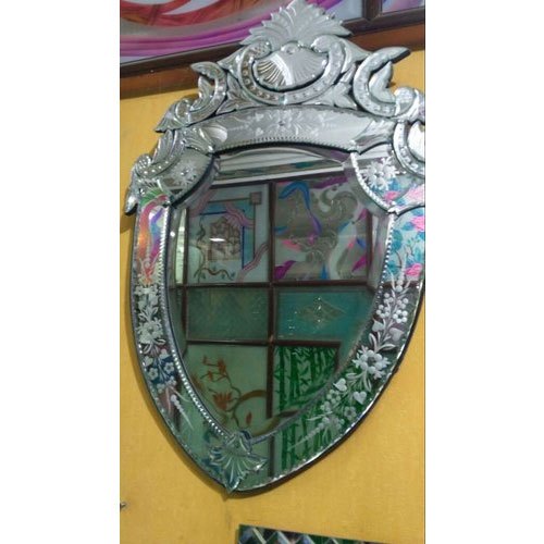 Glass Designer Venetian Mirror, Size: 4 X 2.5feet, 36 X 24 Inch