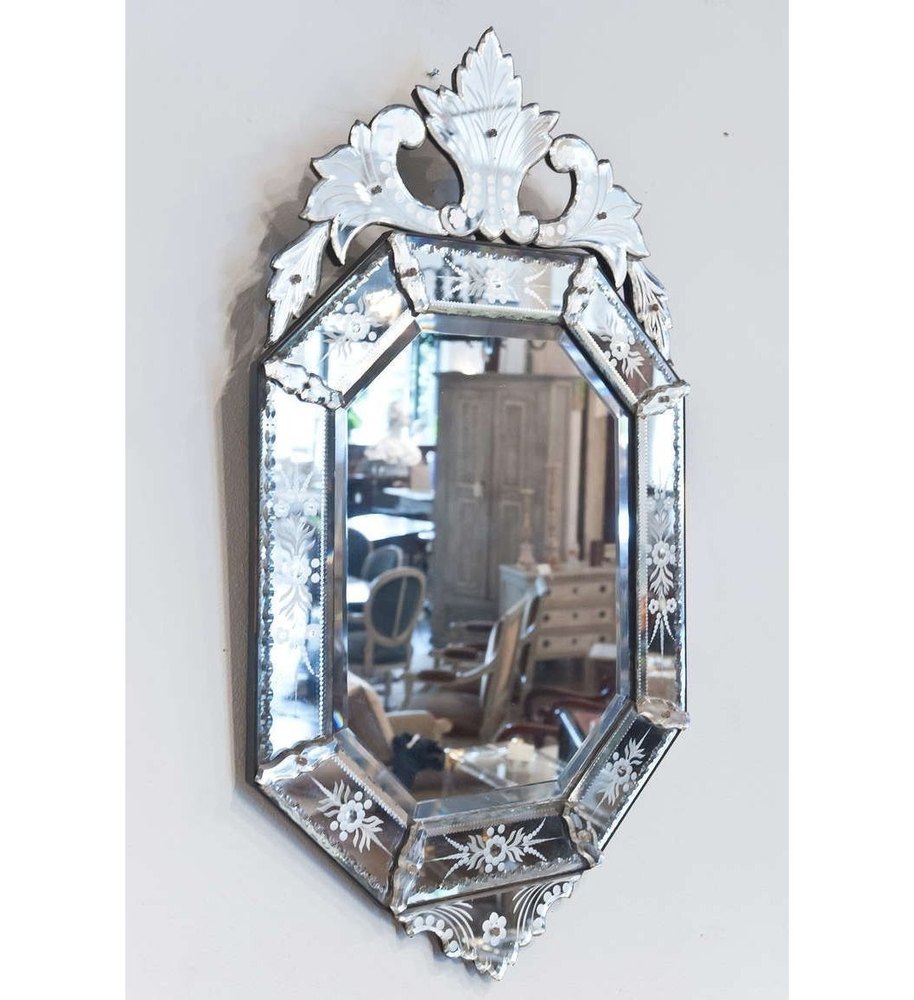 Toughened Silver Venetian Glass Mirror