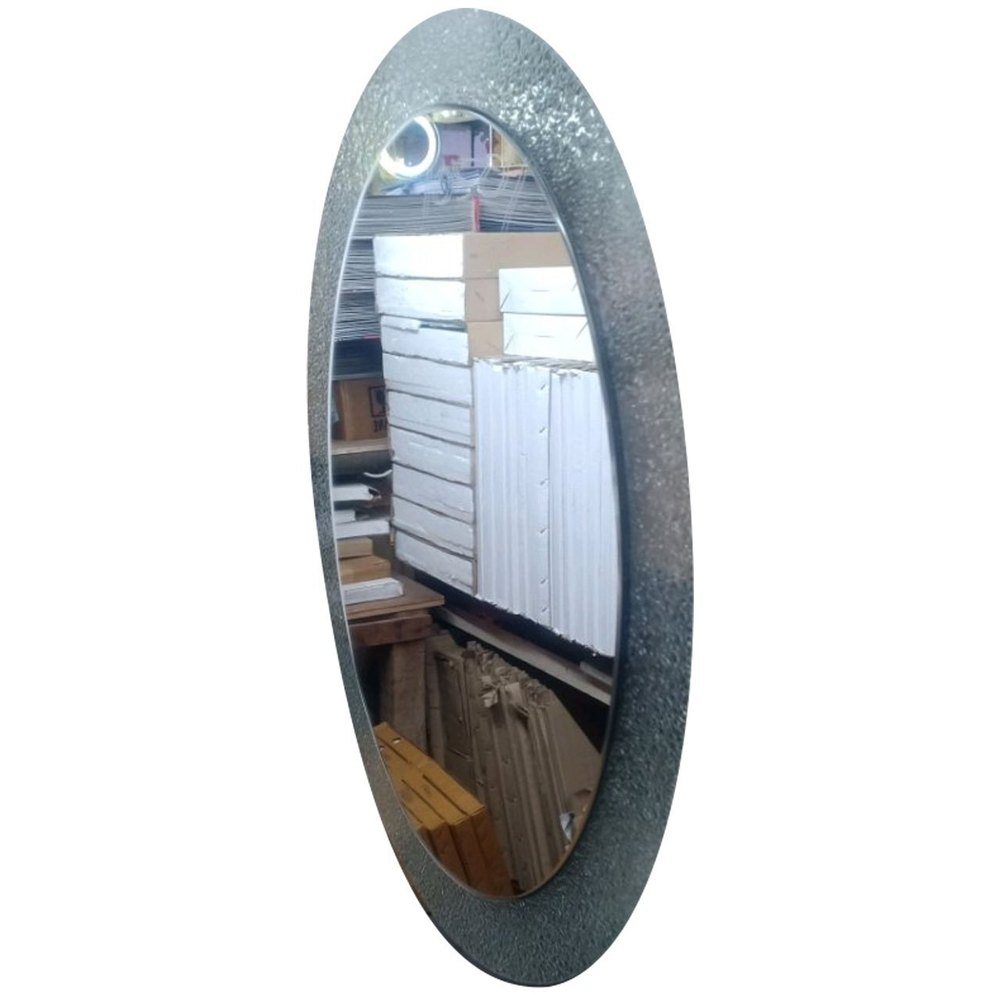 Silver Wall Mirror, Size: 24nch, Mirror Shape: Round