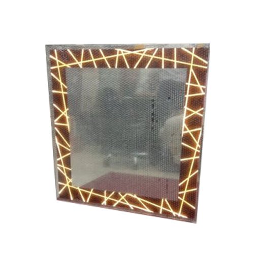 Brown Glass Color Etching Mirrors, Size: 3 X 2, 4 X 2.5 Feet