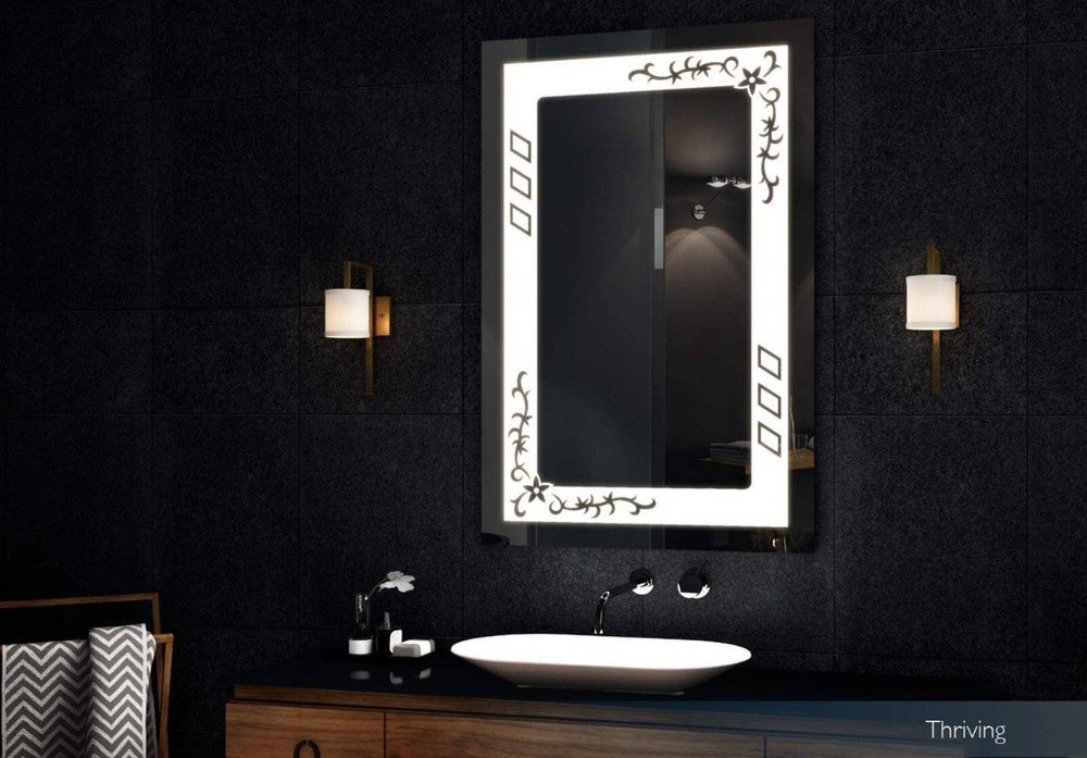 Wall Mounted Cool White LED Bathroom Mirror