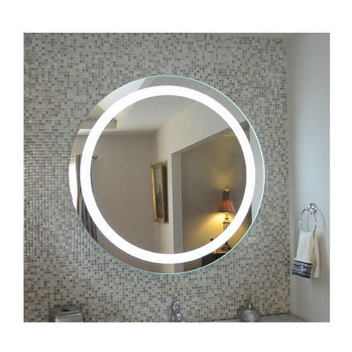 Silver LED Illuminated Mirror