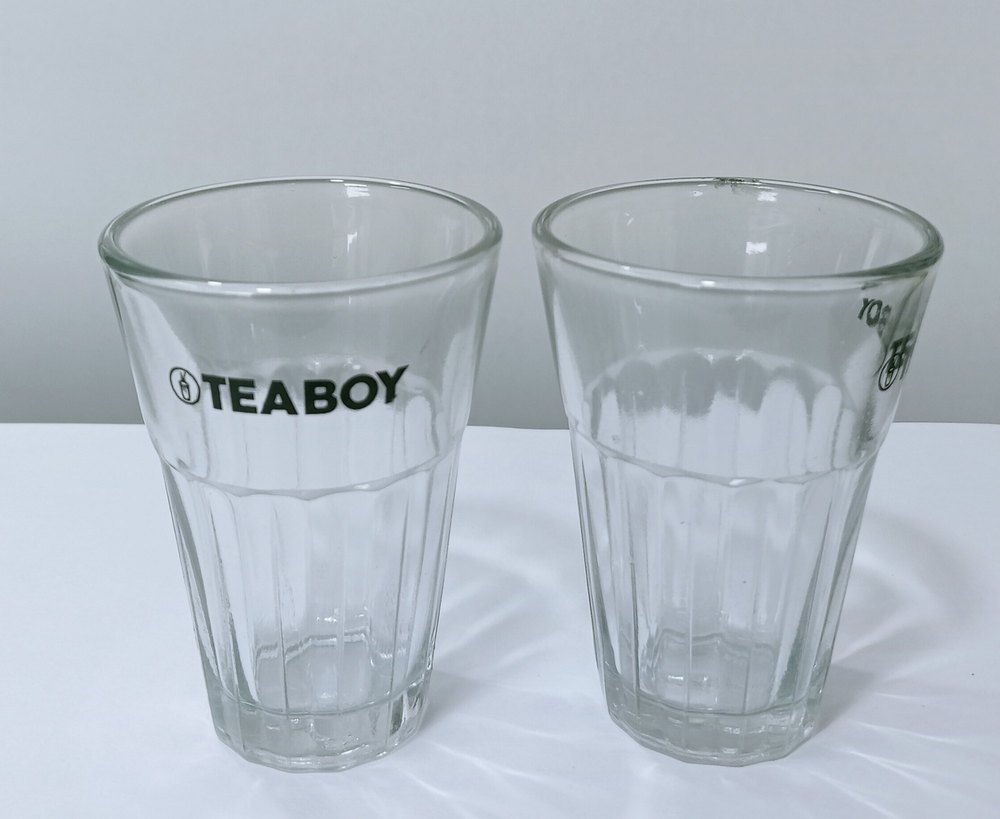 Transparent Embossed Tea Glass 70 Ml