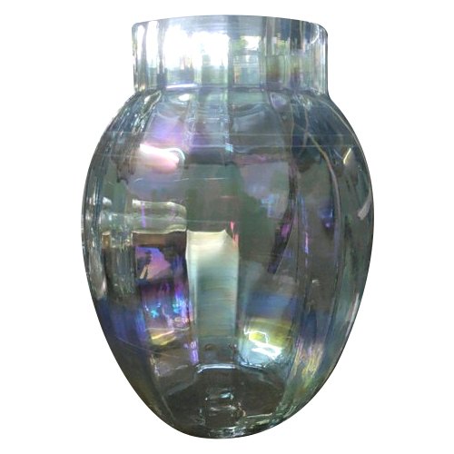 Glossy Glass Flower Pot