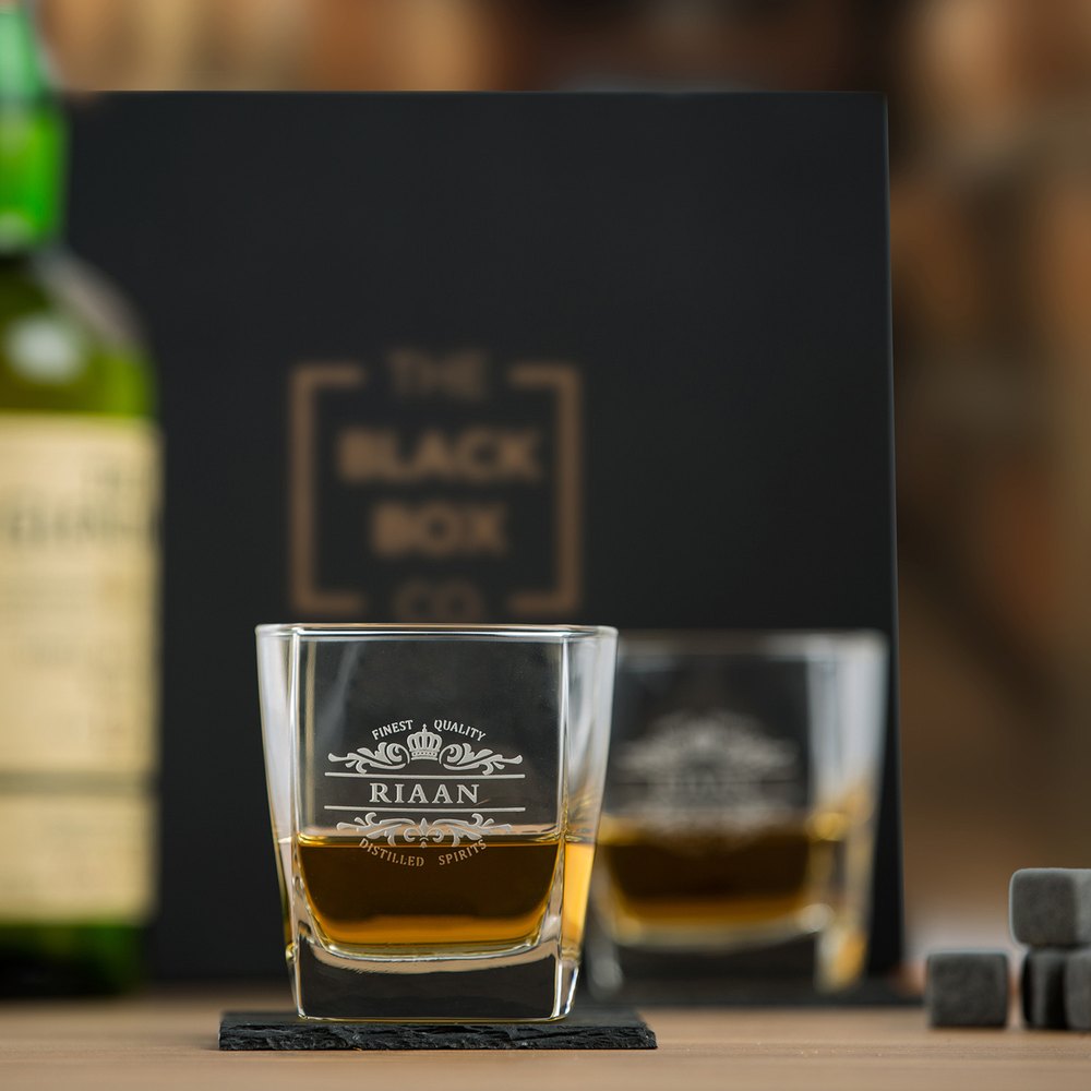 The Black Box Co. Personalized Glassware