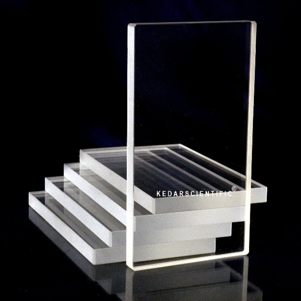 Transparent Quartz Glass Plate, For industrial, research, Capacity: 100 Plates Per Day