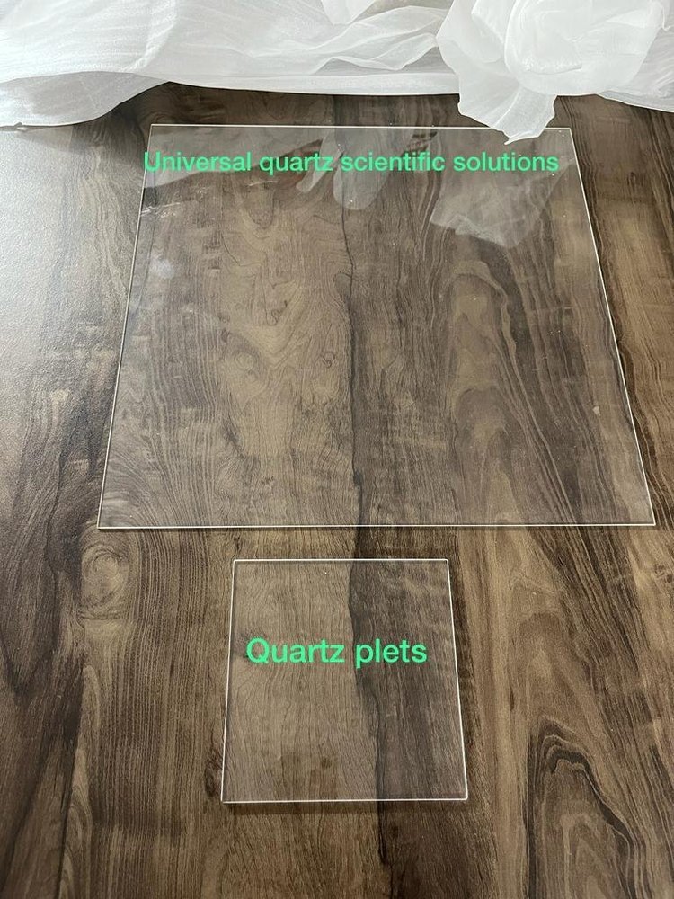 Transparent Quartz Glass Plate, For Optical, Uv Application, Size: 300 X 300 mm