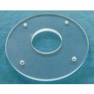 Round Quartz Glass Plate