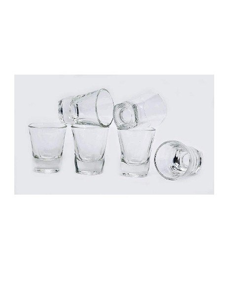 VIPARA Transparent Shot Glass, For Drinks, Size: 30 Ml