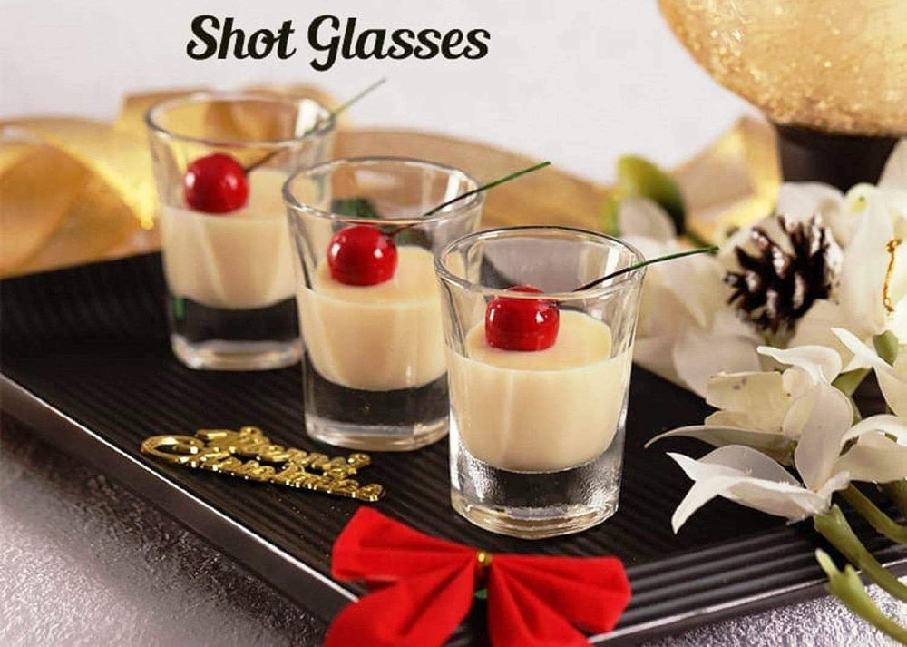 50 ml Vodka Patiala Cordial Tequila Shot Drink Glass Set, Transparent, Set of 6 Pcs