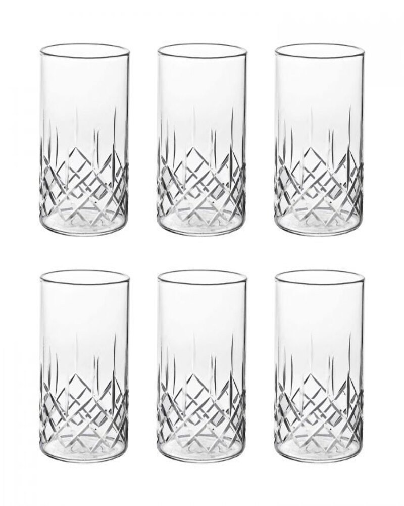 Transparent Cello D\'Ziner Roma Glass Set, For Home, Capacity: 230ml