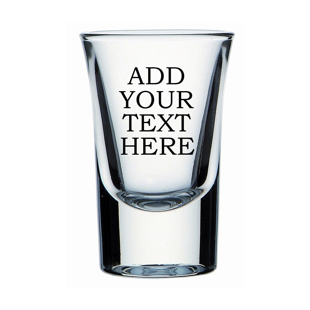 Printed Crystal Long Shot Glass For Corporate Gifting