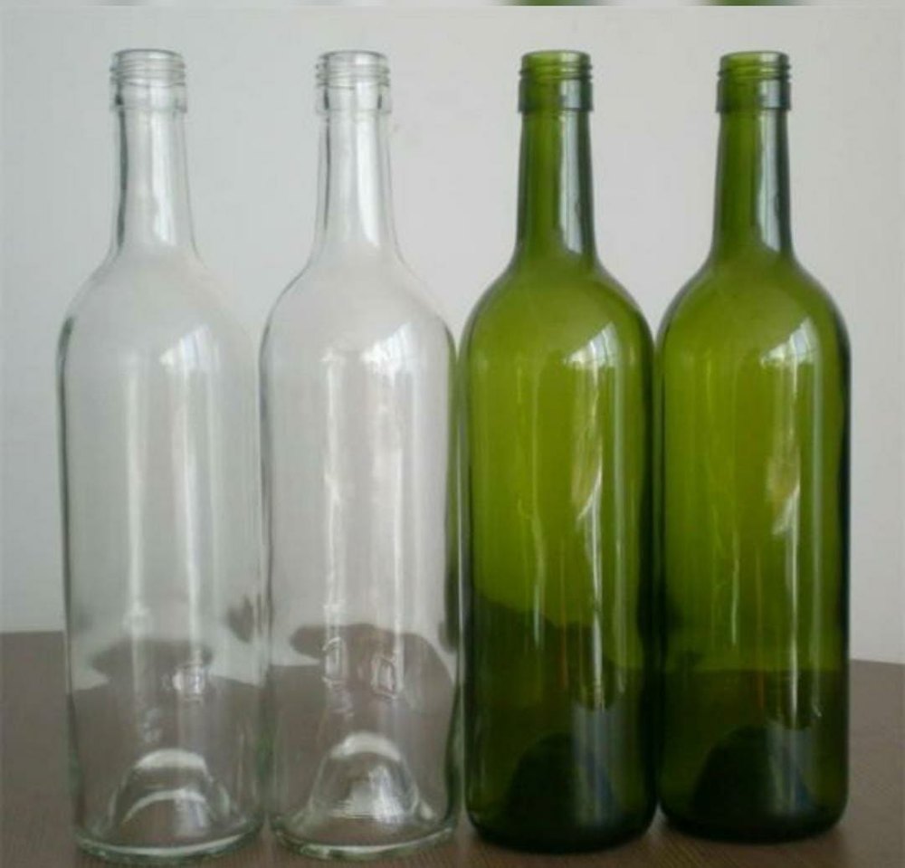 750 Ml Glass Wine Bottle