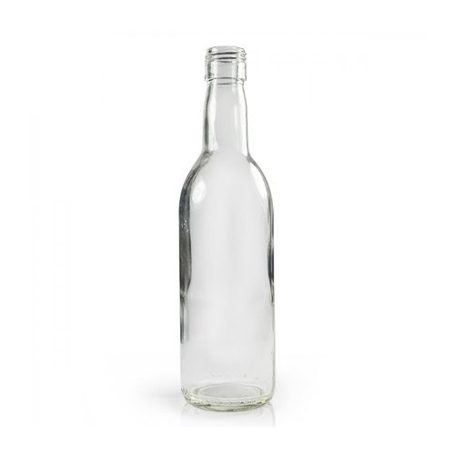 375 ML Round Glass Wine Bottle