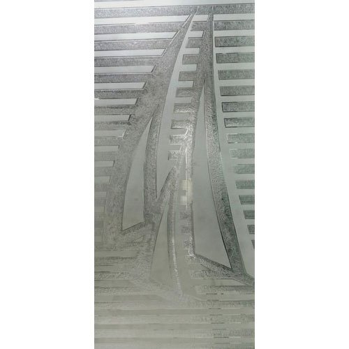 Crystal Deep Acid Etched Art Glass