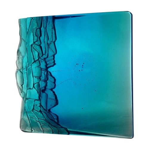 Blue Colored Glass, Size: 8x8 Feet