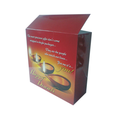 Kraft Paper Multicolor Gift Mono Carton, Box Capacity: 1-5 Kg img