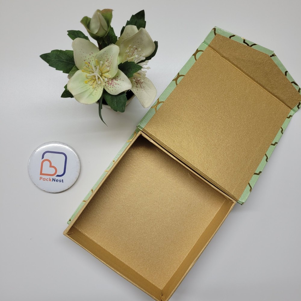 Brown Kraft Cardboard Gift Box, Size: 7 X 7 X 3 Inches