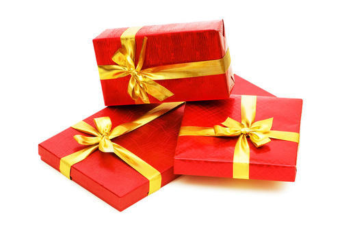 Red Paper Gift Box, For Packaging img