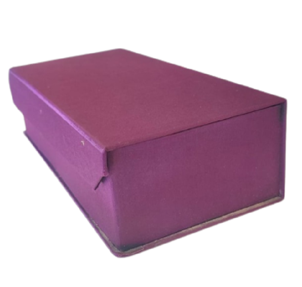 Matt Purple Wooden Gift Box, For Gifting, Size: 8 X 4 X 4 Inch (lxwxh) img