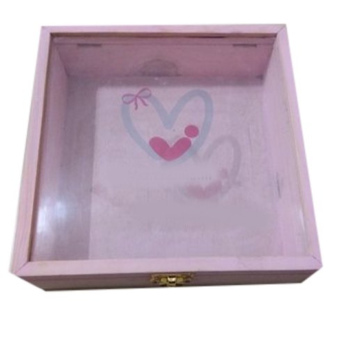 Wooden Acrylic Printed Gift Box, For Gifting img