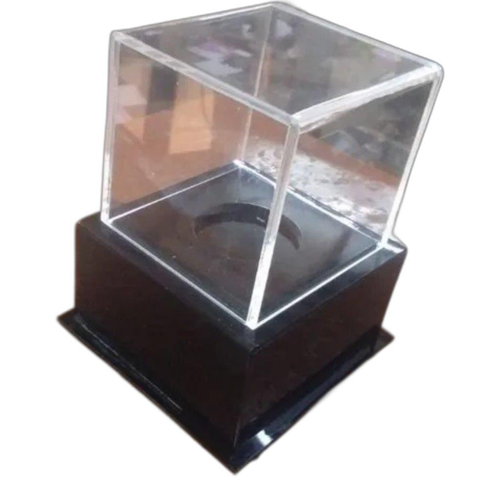 Square Shape Acrylic Gift Box, Size/Dimension: 15 X 15 cm img