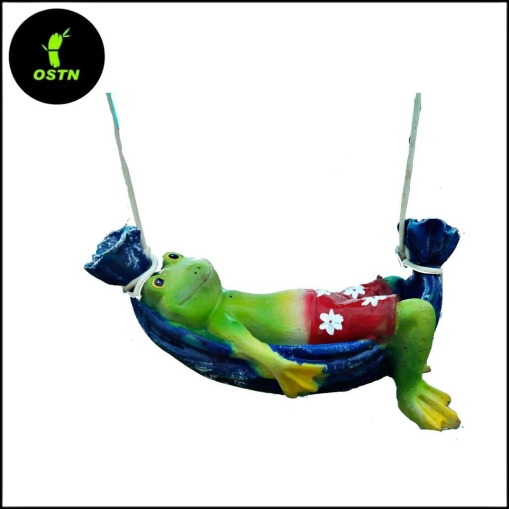 Swinging Hanging frog Decorative Showpiece img