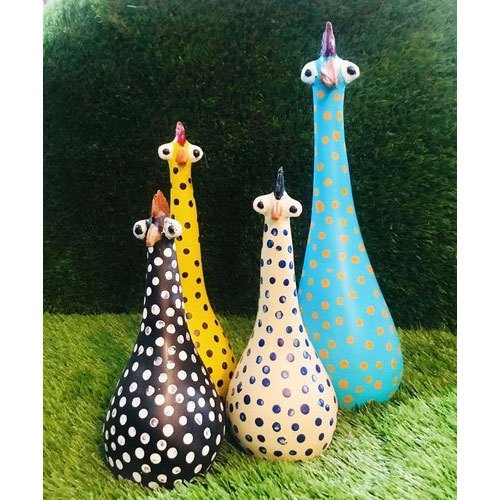 FRP Chicks Family Garden Decor Art