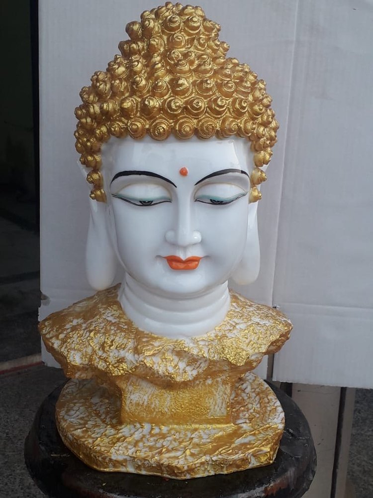 Multicolor Resin Buddha Art Piece For Decorative Items img