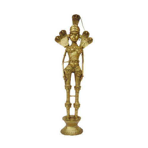 Golden (Gold Plated) Brass Indian God Rudrashiva Statues, For Decoration, Size/Dimension: 15 Inch