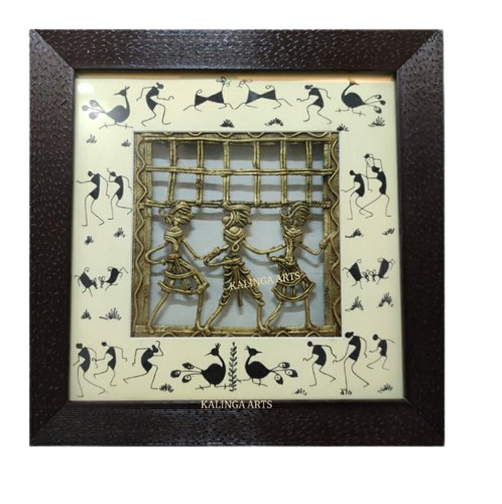 Bastar Trible Art Frame, For Decoration img