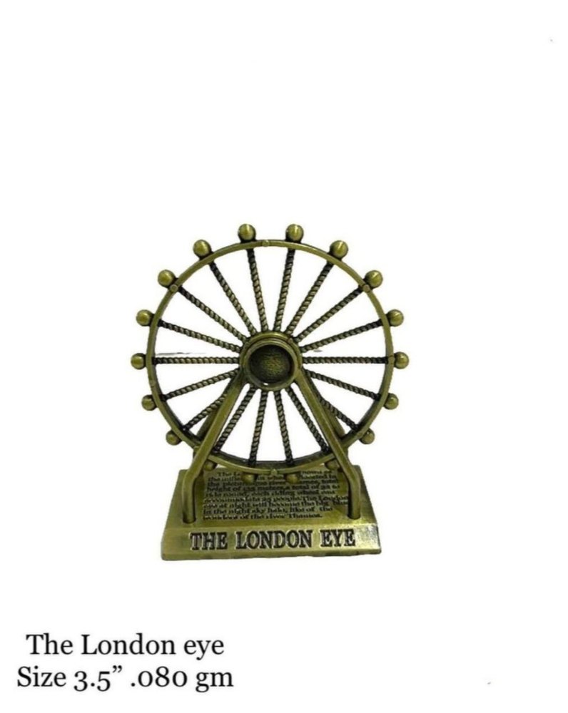 Iron black The London Eye Showpiece, For Decor, Packaging Type: Corrugated Box