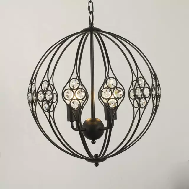 Iron Hanging Chandelier Wedding Decoration, Cage Type