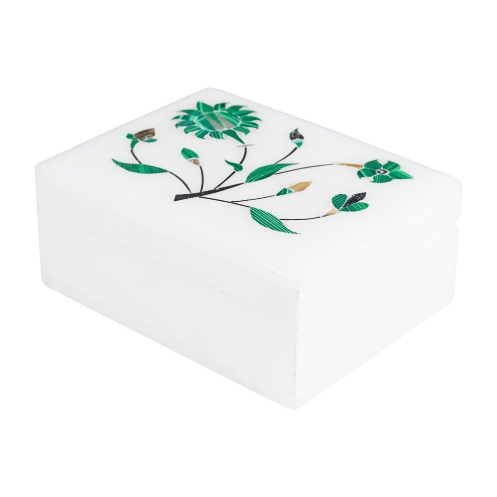 Pattern Marble Jewelery Box, Cube