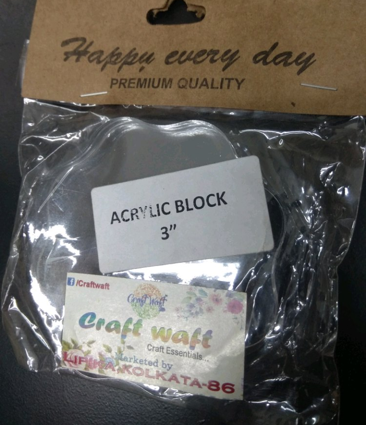 Acrylic Block for Clear Stamps, Warranty: No