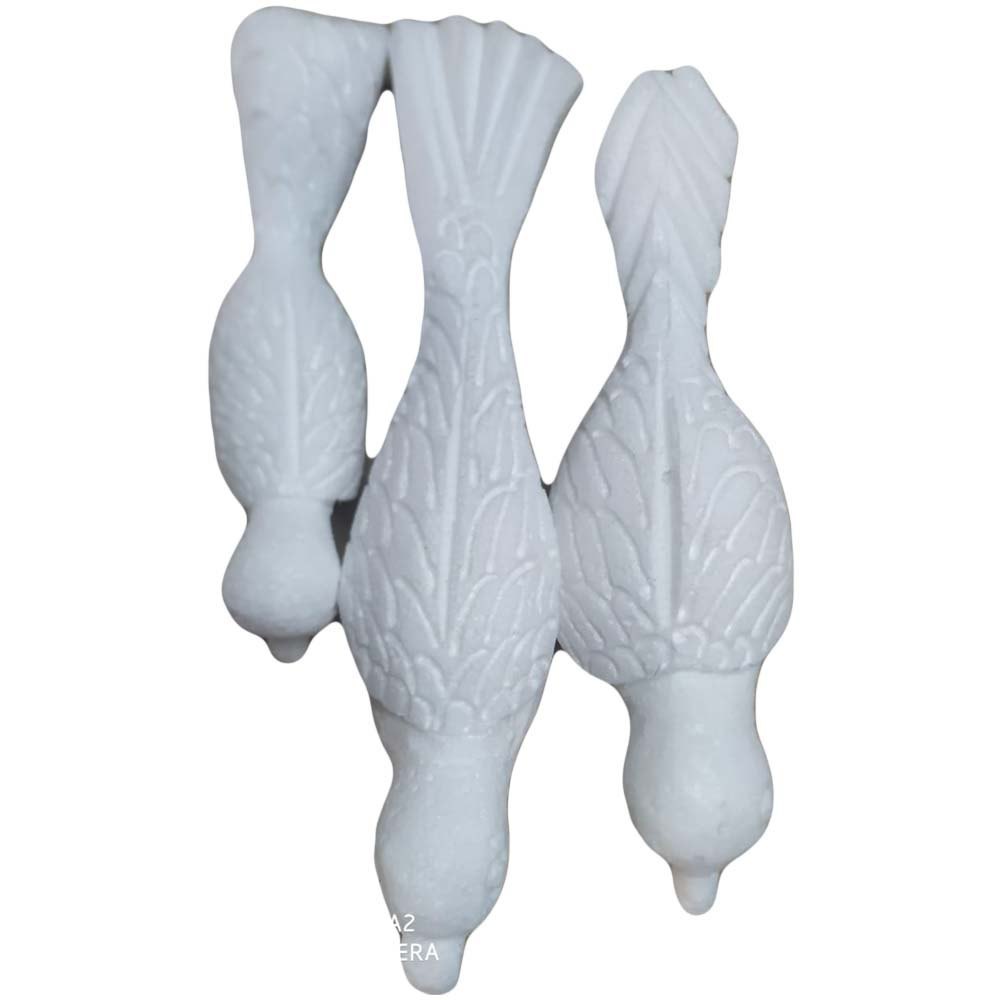 White Hand Building Ceramic Wedding Decor Bird Set