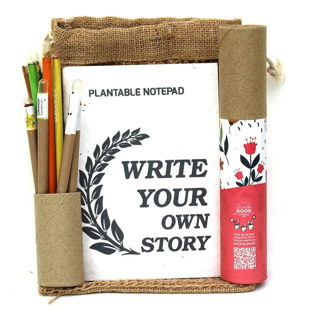 Recyled Paper and Seeds Plantable Stationery Kits, For Corporate Gifts img