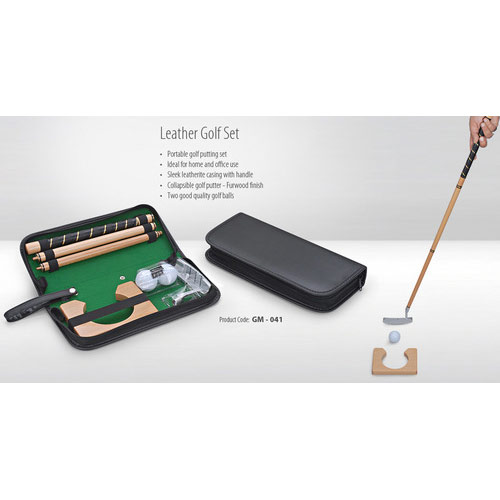 Leather Golf Set