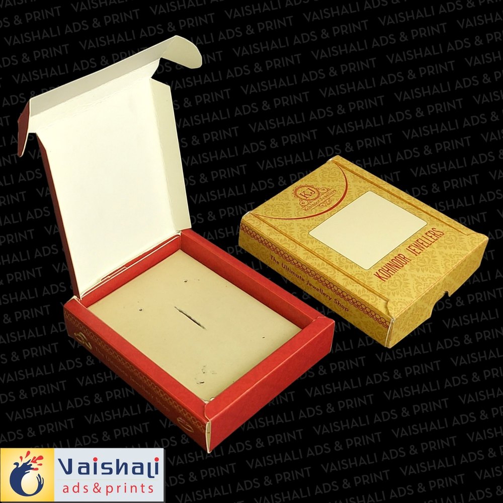 Sbs Board Rectangular Artificial Jewellery Packaging Box img