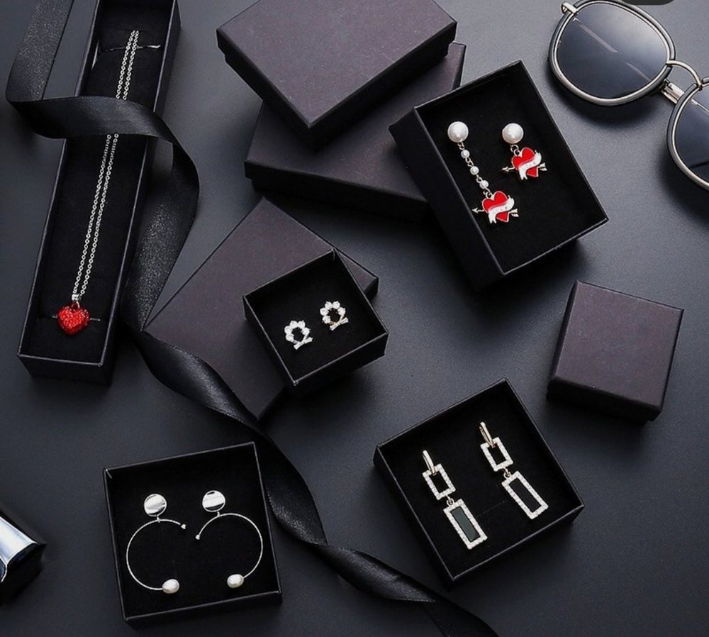 Black Jewellery Packaging Boxes img